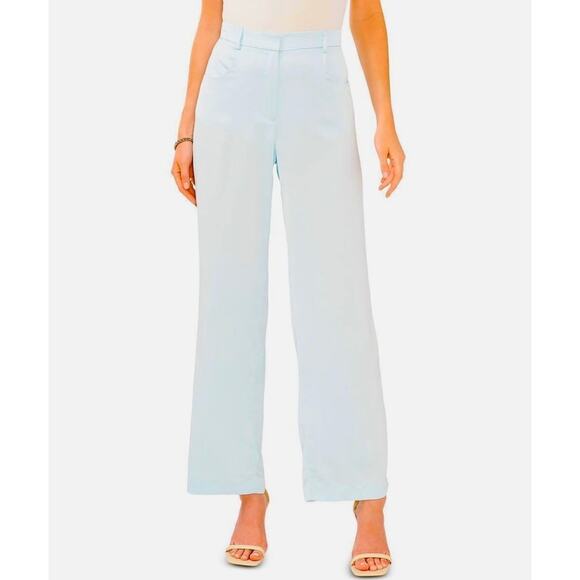 VINCE CAMUTO Blue Wide Leg High Waist Pants Size 8 - Picture 1 of 6